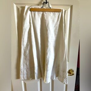 Banana Republic Linen midi skirt- size 8